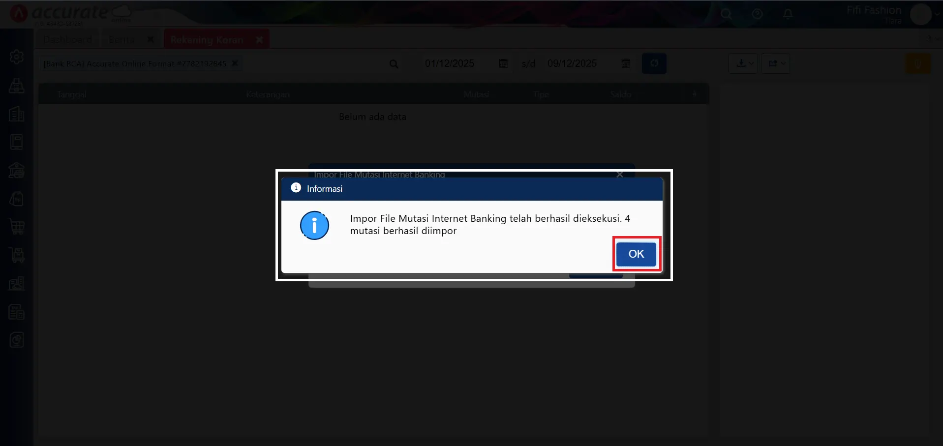 Menggunakan Smartlink e-Banking Format Accurate